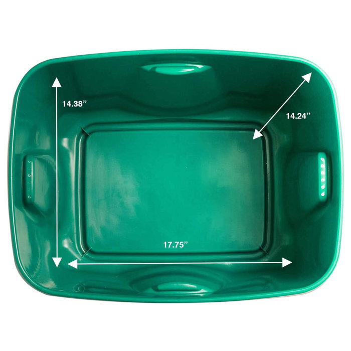 Homz Plastic Tubs and Totes Set Wayfair